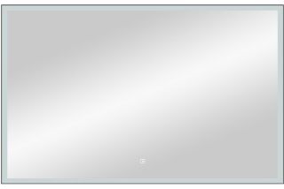 Зеркало с подсветкой Continent Frame Black ЗЛП589 с сенсорным выключателем 100см чёрный